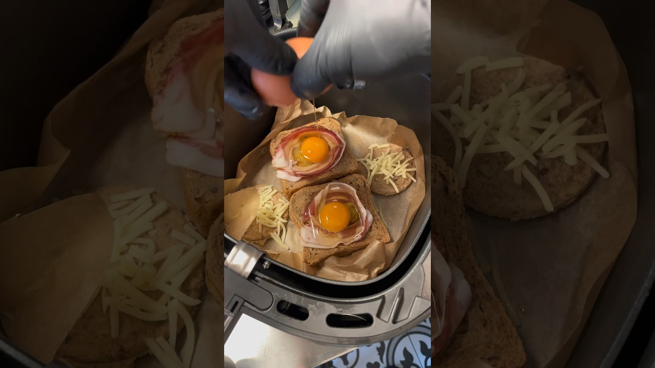 Airfryer Ei Toast😋 Airfryer Egg Toast😋#airfryer