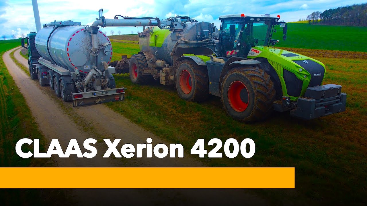 CLAAS XERION 4200 mit Kaweco Double Twin Shift im Einsatz 💩🔥| Gülle 2025| Agrartechnik 4K