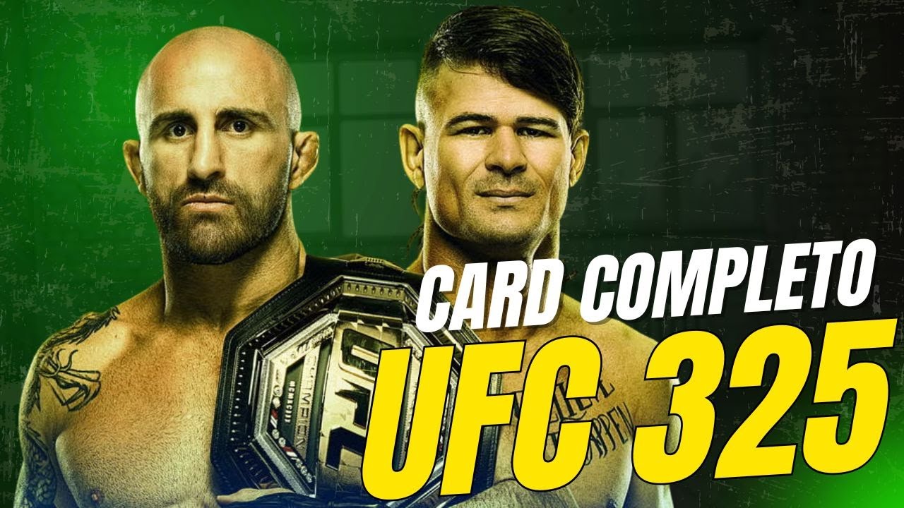 UFC 325: VOLKANOSVSKI  X LOPES 2 / CARD COMPLETO, FAVORITOS E PALPITES