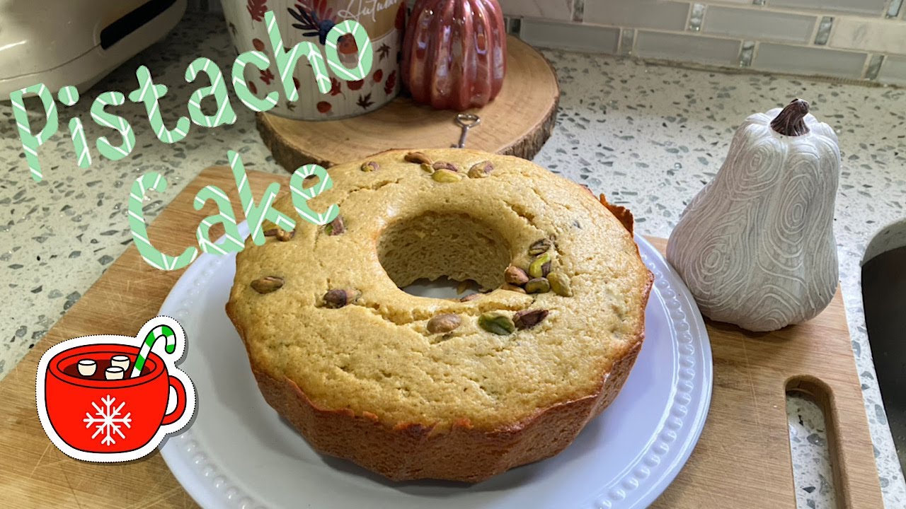BIZCOCHO DE PISTACHOS PARA DISFRUTAR CON UN CAFECITO  ☕