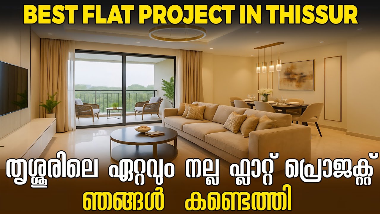 തൃശ്ശൂരിൽ ഏറ്റവും ലാഭകരമായ ഫ്ലാറ്റ് | Best Flat Project in Thrissur| Lowest Price | Best Quality