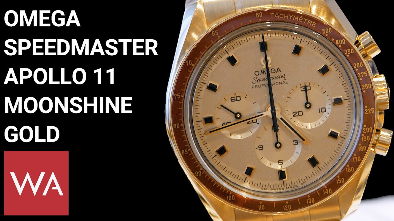 Hands-on: Omega Speedmaster Apollo 11 50th Anniversary LE Moonshine Gold