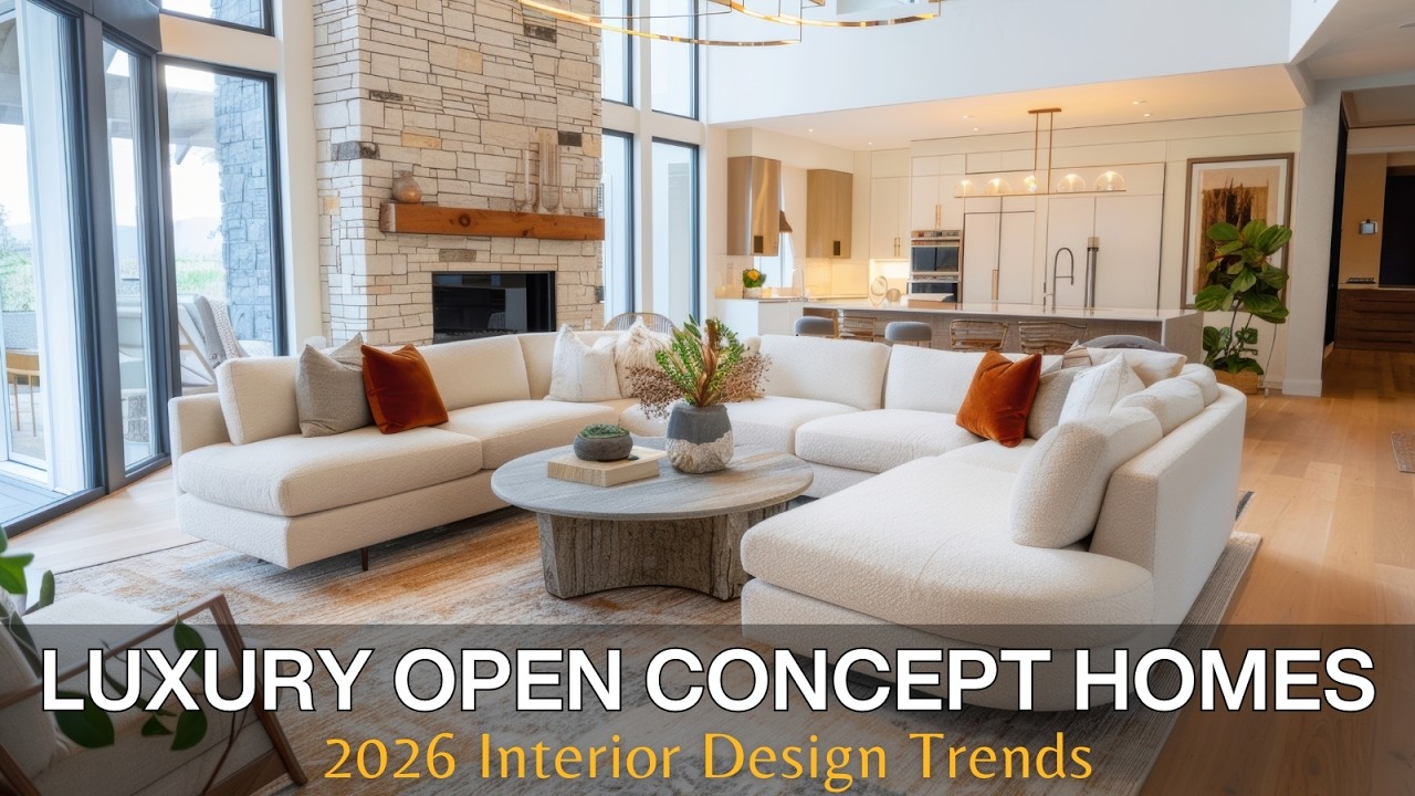 Inside Luxury Open Concept Homes: Seamless Kitchen Living Spaces with Premium Finishes