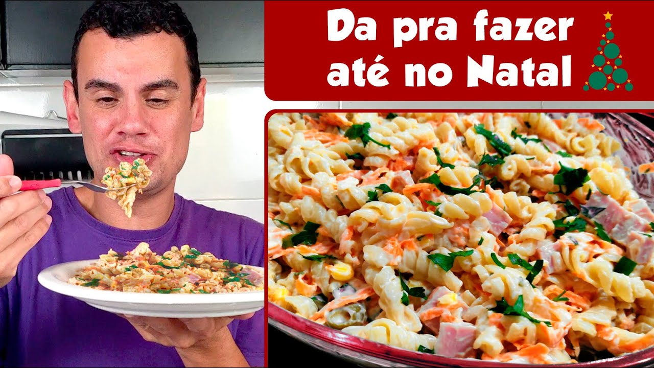 SALADA DE MACARR&Atilde;O COM CREME DE ALHO - Fub&aacute; online
