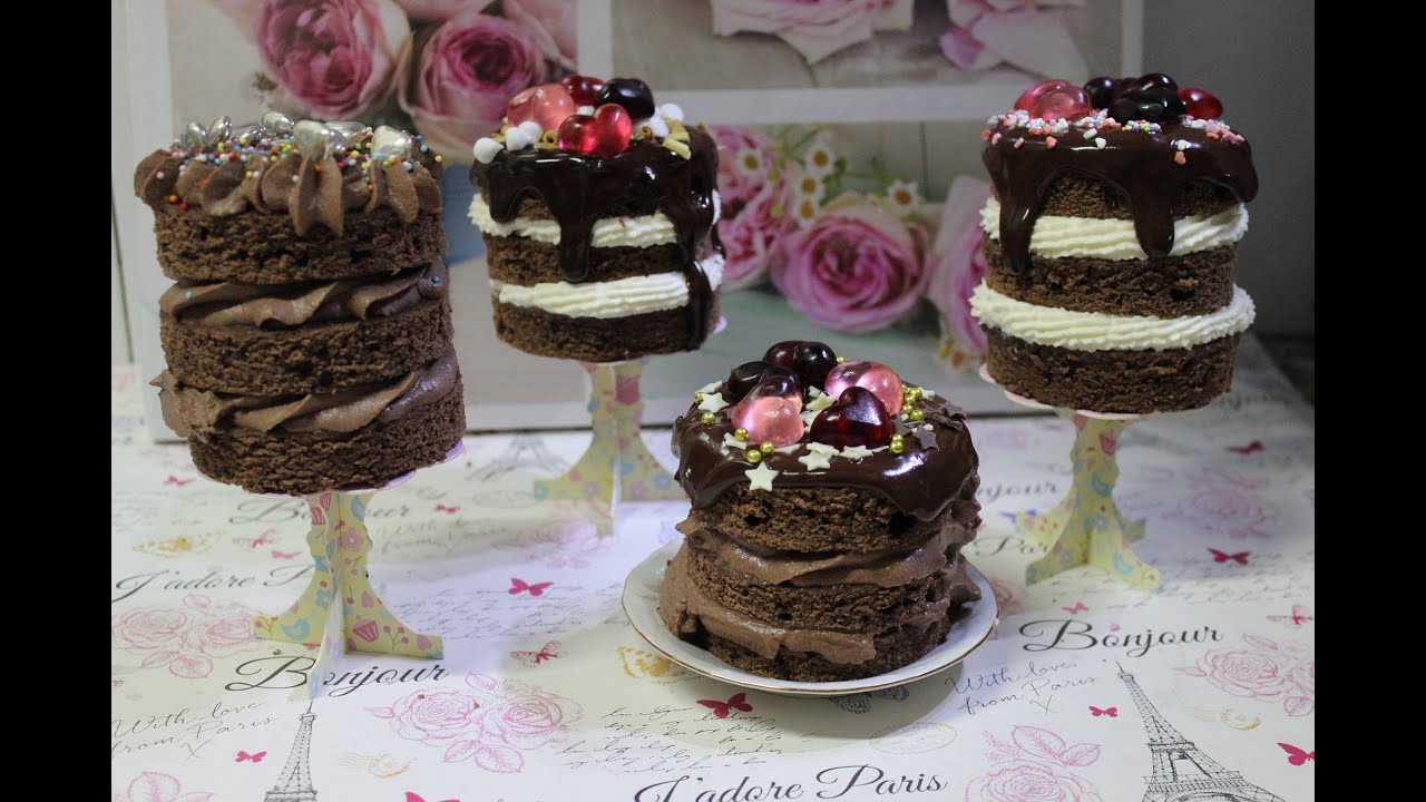 Como hacer mini cakes de chocolate/ Chocolate mini cakes - Receta de San Valentín!
