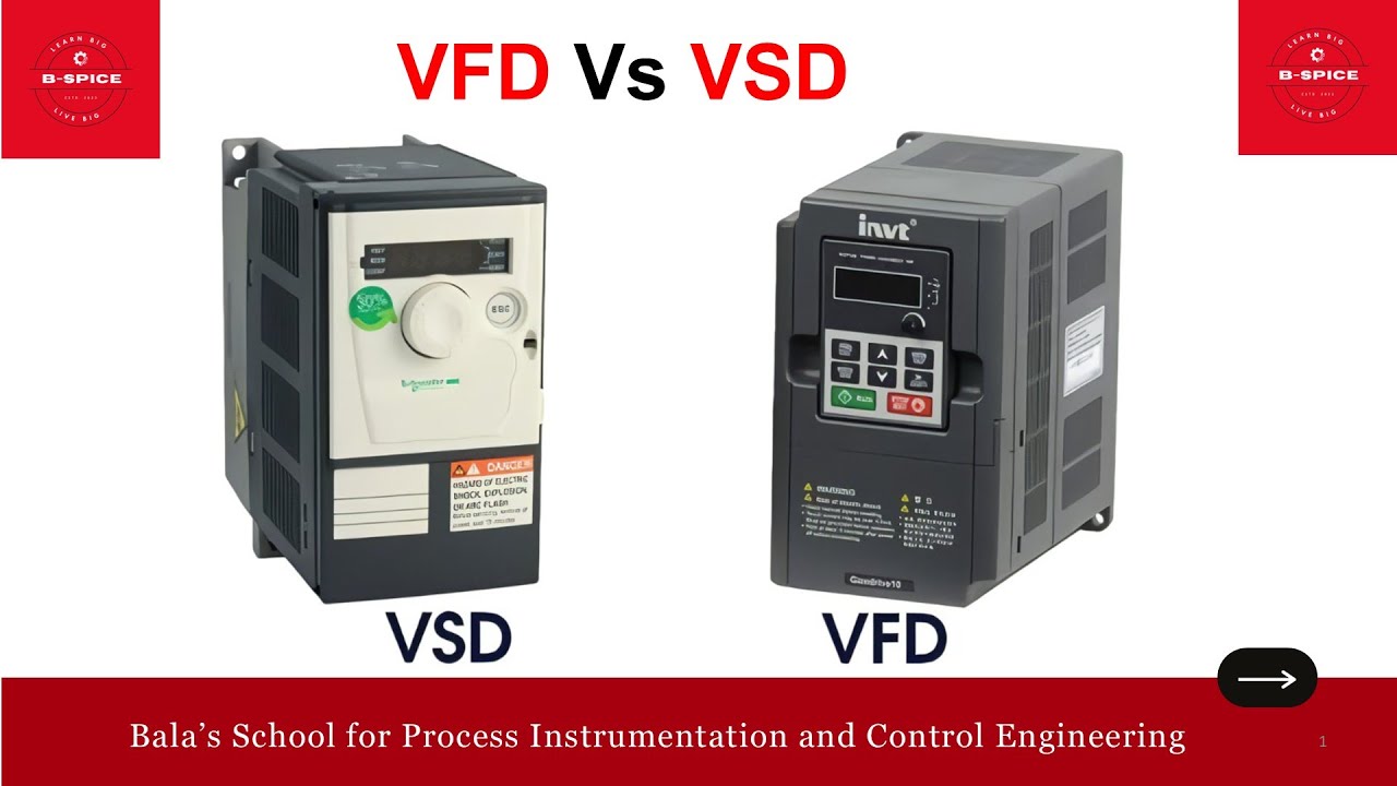 MASTERING VFD -  VFD Vs VSD