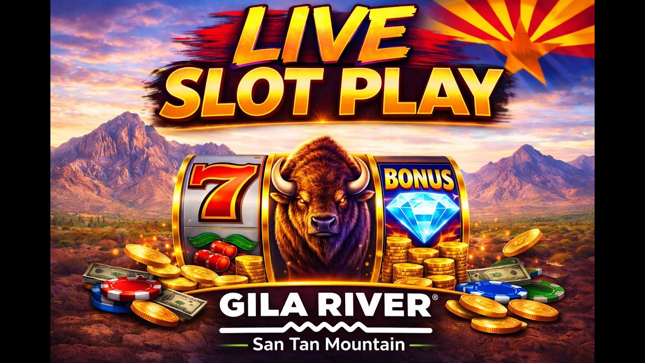 🔴 LIVE slots in Arizona @Gila River San Tan casino