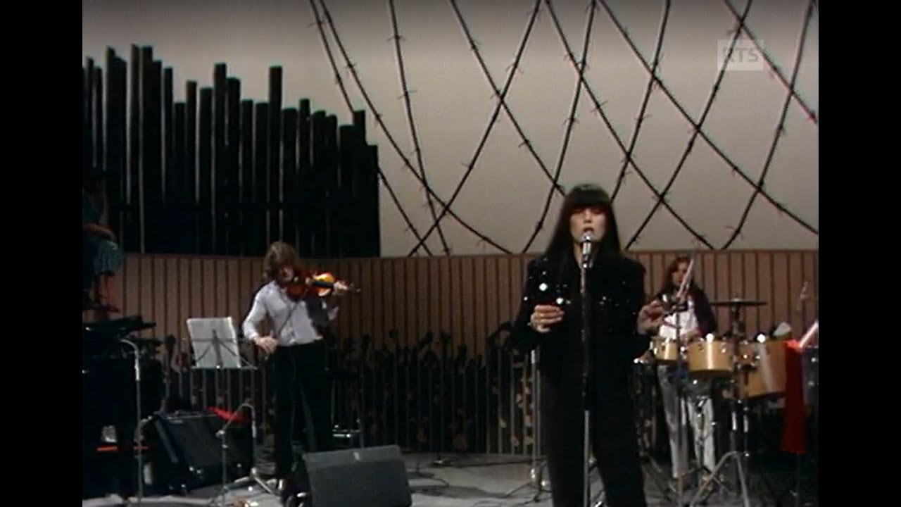 Catherine Ribeiro 'Tous les droits sont dans la nature', télévision suisse 1979