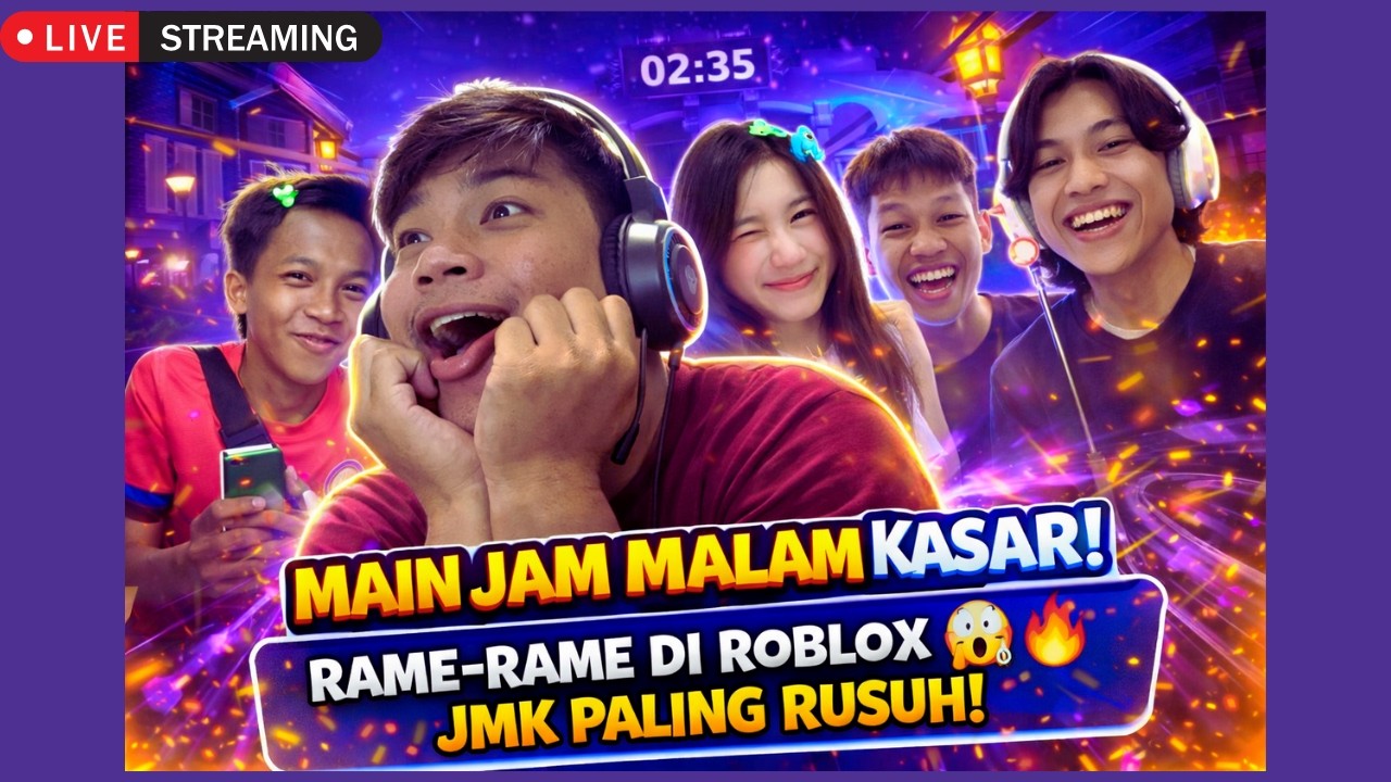 🔴 JMK RAMADHAN PERTAMA!! BERANI MAIN SEKERAS INI SAAT PUASA?! 😈🔥 #roblox #sahur #shorts