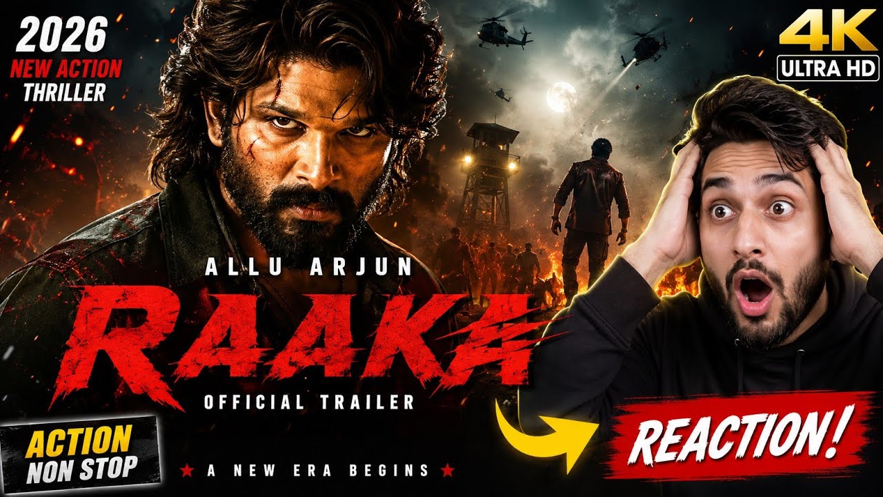 RAAKA Official Trailer (2026) | Allu Arjun | New Action Thriller | 4K