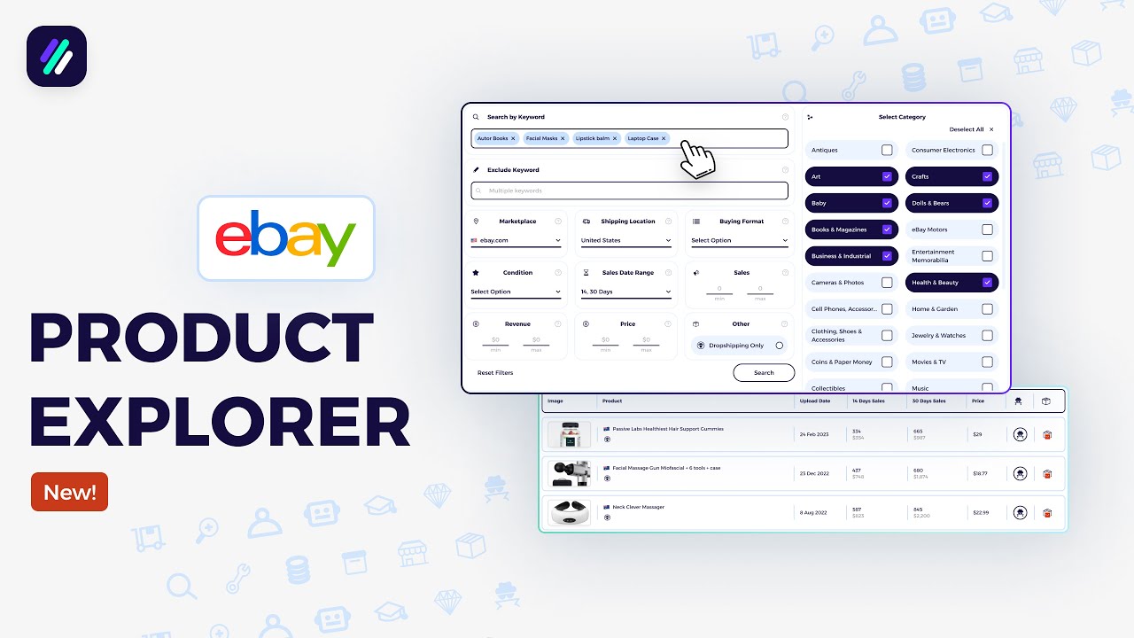 eBay Product Explorer: Access 350million+ eBay Best Selling Items | ZIK Analytics Tutorial