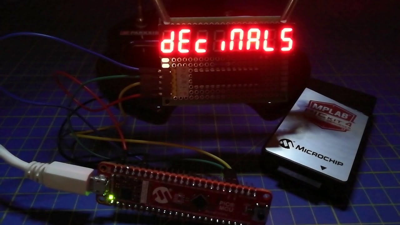 MAX7219 Library for PIC Microcontrollers