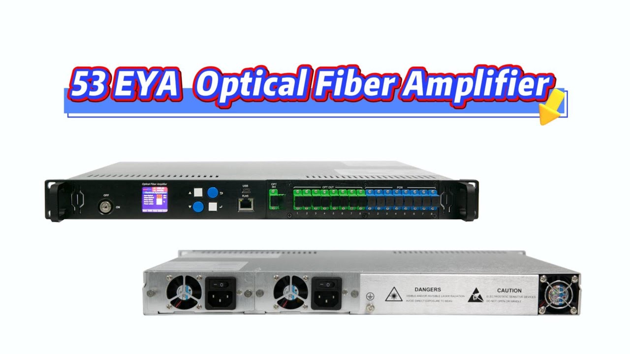 53EYA 1U Optical Fiber Amplifier#edfa #machine #ftth #factory