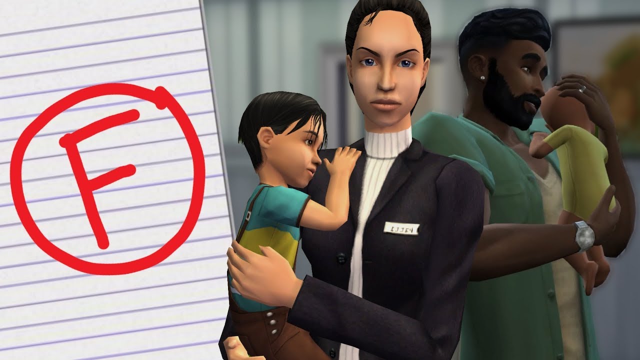 Sims 1, 2, 3, 4: Adopcja, Opieka Społeczna, Zaniedbanie Szkoły