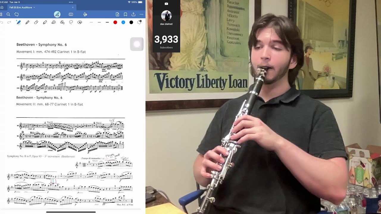 Practicing the Clarinet
