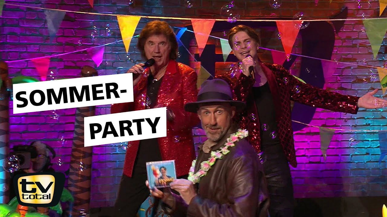 Olaf der Flipper und Vincent Gross im Studio - Drinking wine feeling fine  | TV total