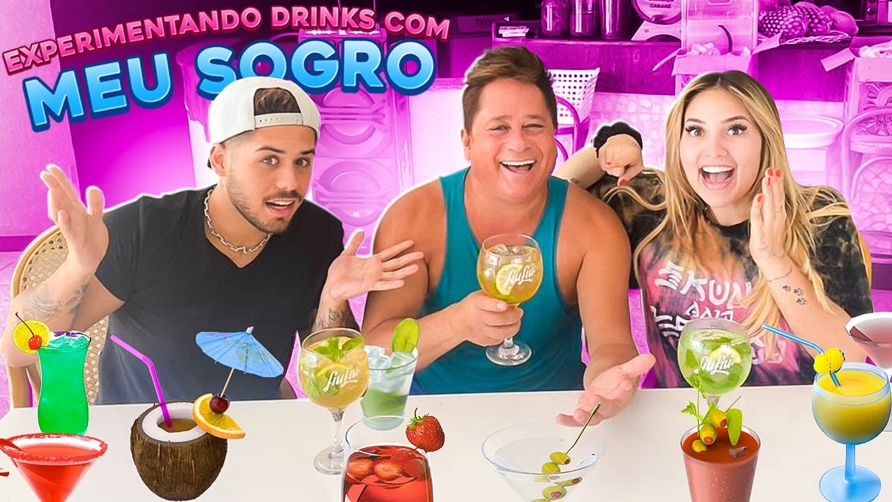 EXPERIMENTANDO DRINKS PARA O CHA REVELAÇÃO COM ZE FELIPE E LEONARDO!!