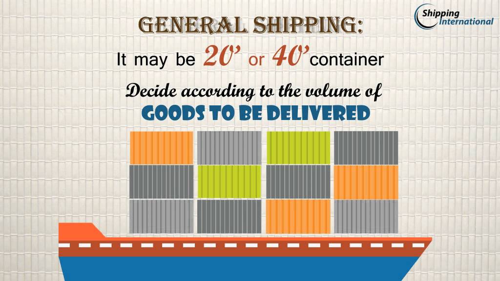 Process of International shipping of personal goods