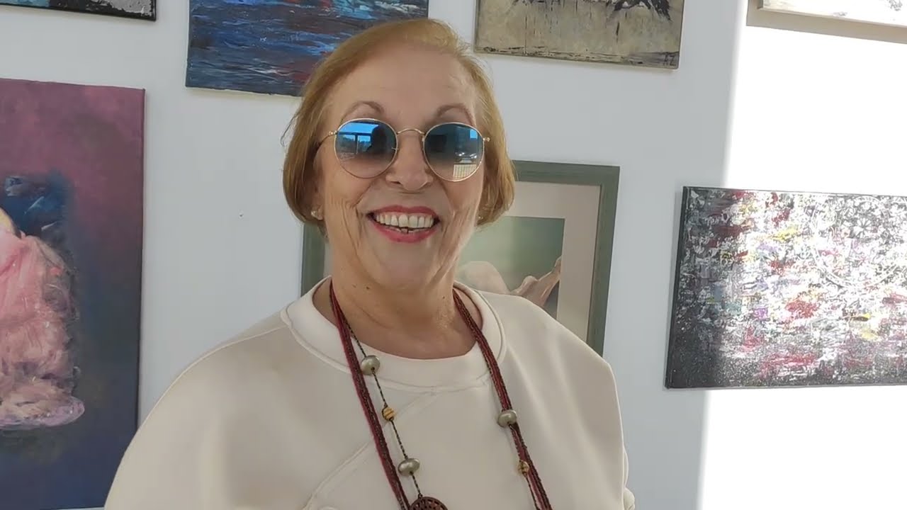 Η Ρόζυ Βασιλειάδου μιλά για την έκθεση ζωγραφικής των καλλιτεχνών–σιδηροδρομικών