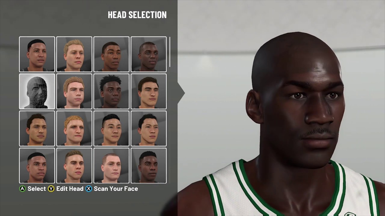 NBA 2K19 How To Create Michael Jordan MyPlayer MyCareer Face Creation Tutorial BEST ON YOUTUBE