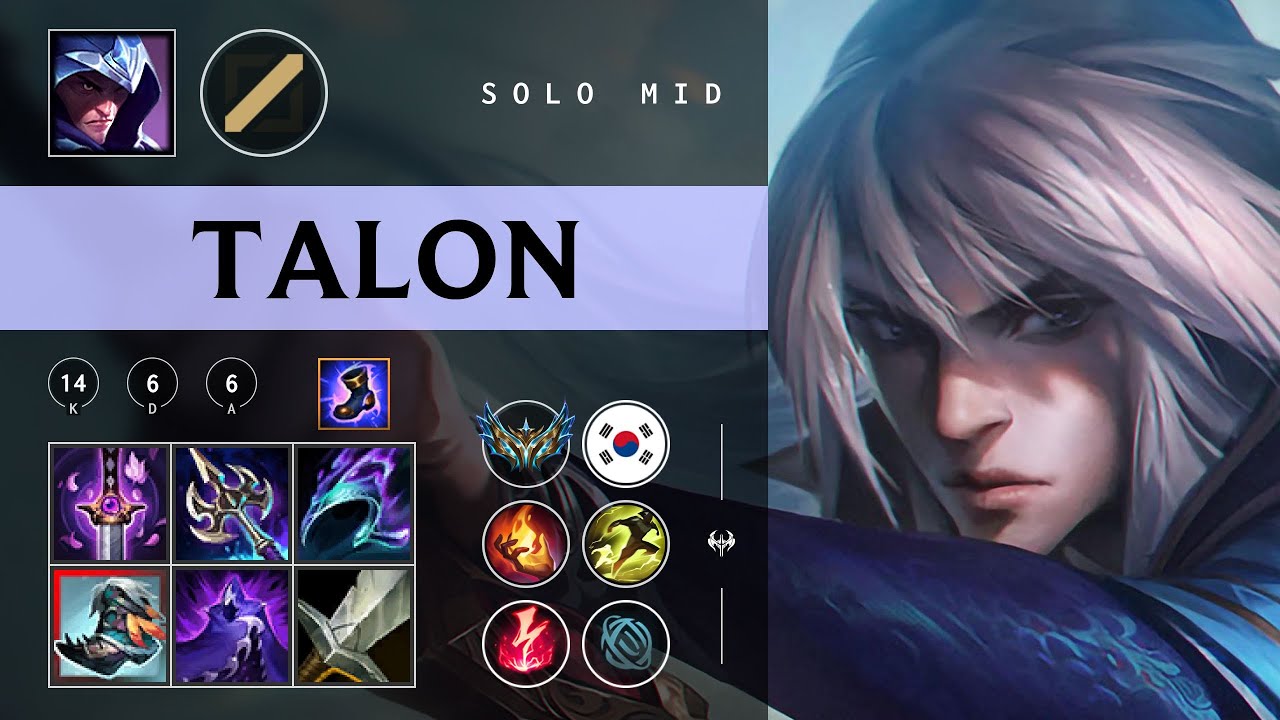 Talon Mid vs Akali - KR Challenger Patch 26.01