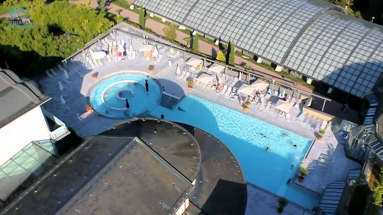 Therme, römische Ruienen, Kurpark Badenweiler Luftvideo (Drohnenvideo)