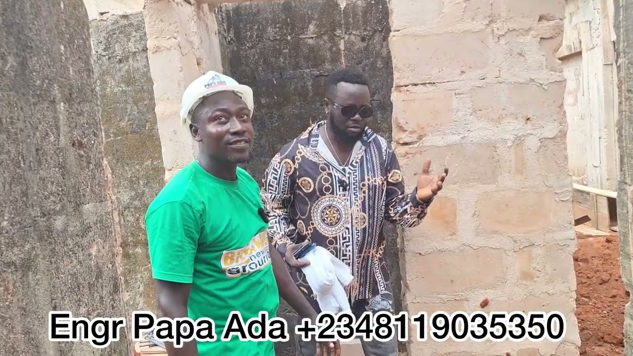 Atete with Engr Papa Ada a professional builder you can trust with your work.