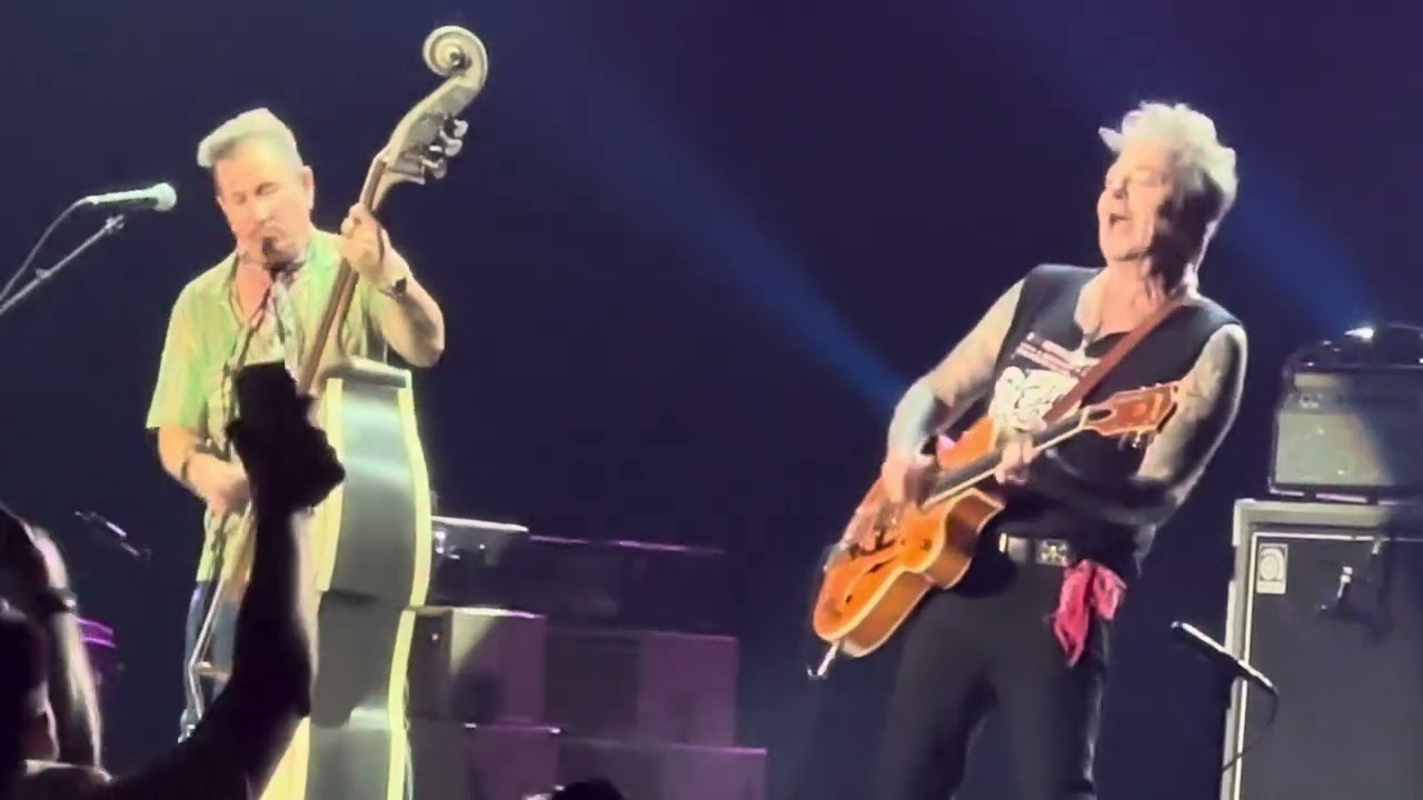 Stray cats “summertime blues” 8-16-24 at ocean casino resort in Atlantic City (Eddie Cochran)
