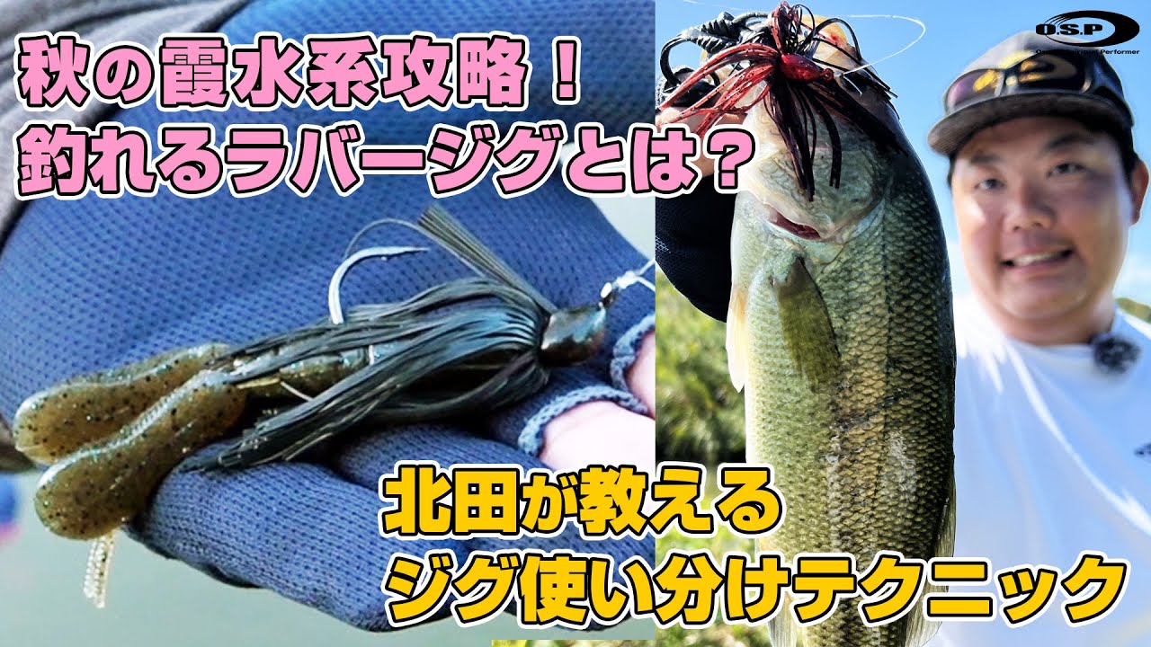 秋の霞水系攻略！釣れるラバージグとは？北田が教えるジグ使い分けテクニック