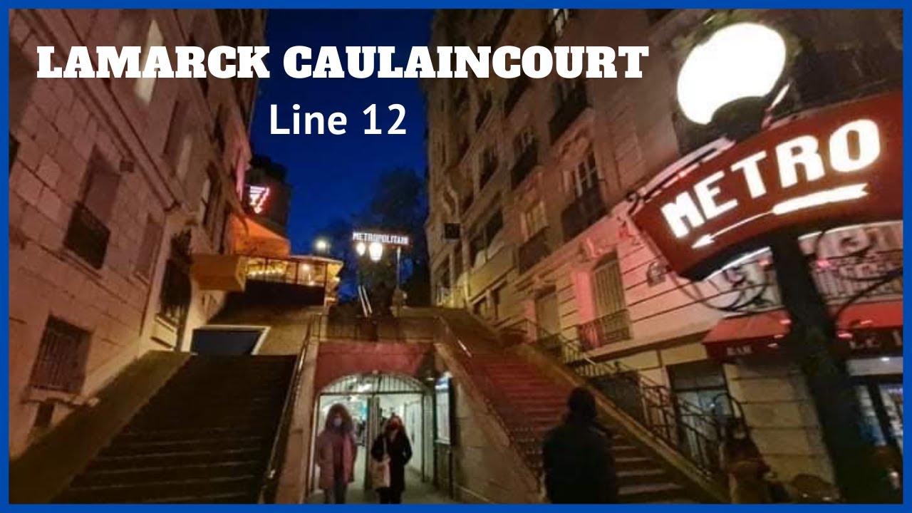 🇨🇵Paris: Metro Line12-  Lamarck-Caulaincourt