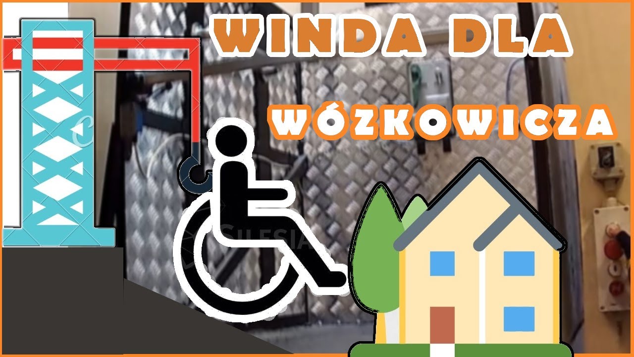 Homemade wheelchair lift.Winda hydrauliczna dla niepełnosprawnych.