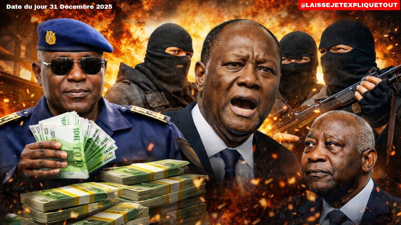 🔴LES CAGOULÉS SE RETOURNER CONTRE OUATTARA GBAGBO S'ÉCHAPPE TÉNÉ CHOPE 100 MILLIONS €