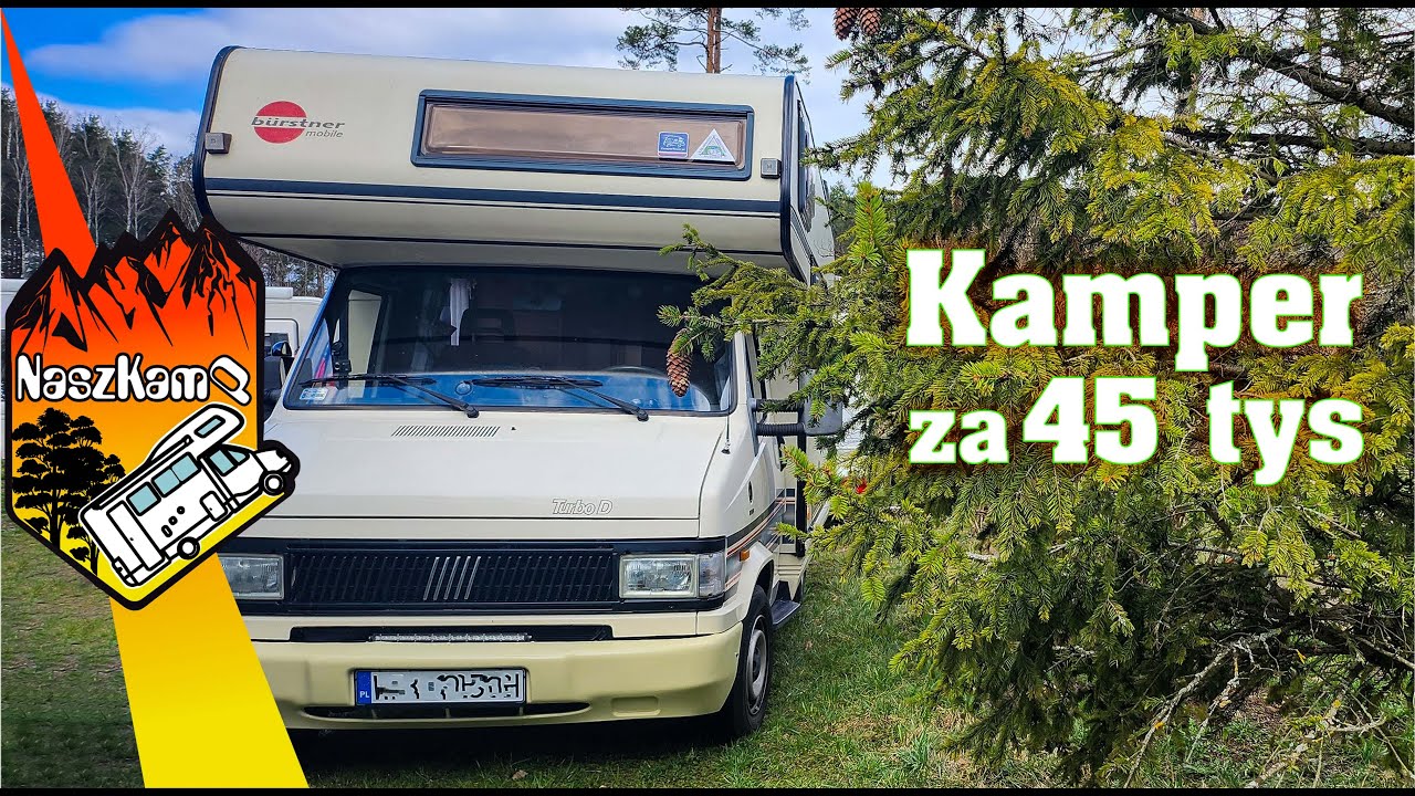 Kamper do 45 000 zł -Kamper  Burstner z lat 90