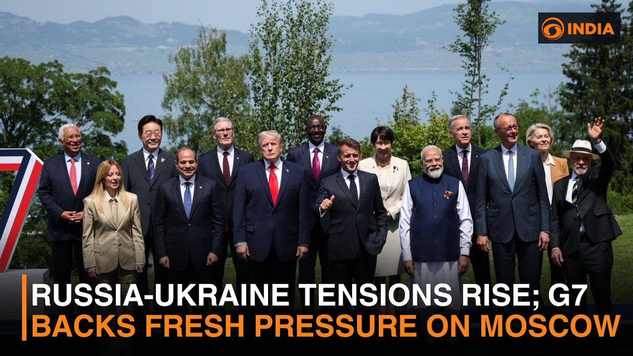 Напряженность между Россией и Украиной растет; страны G7 поддерживают усиление давления на Москву
