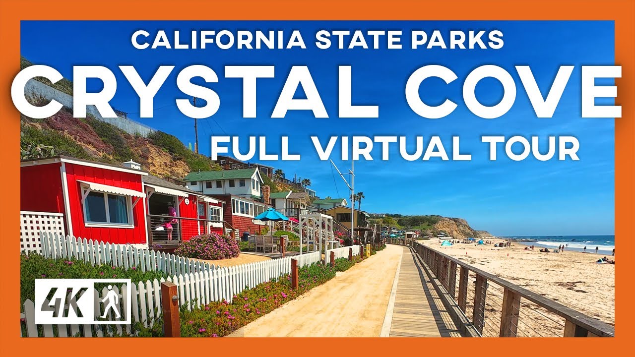 Crystal Cove State Park 4K - Scenic Trail Hike, Tidepools, Historic Cottages & Relaxing Beach Walk