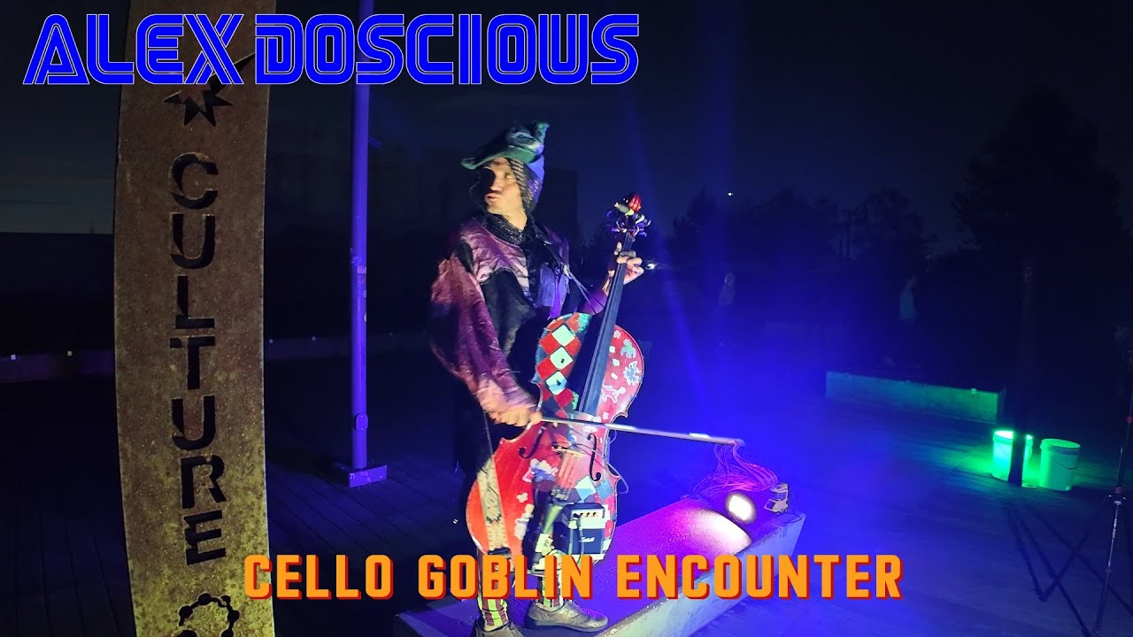 Random encounter with a goblin #nola #neworleans #rushadicus #cellogoblin