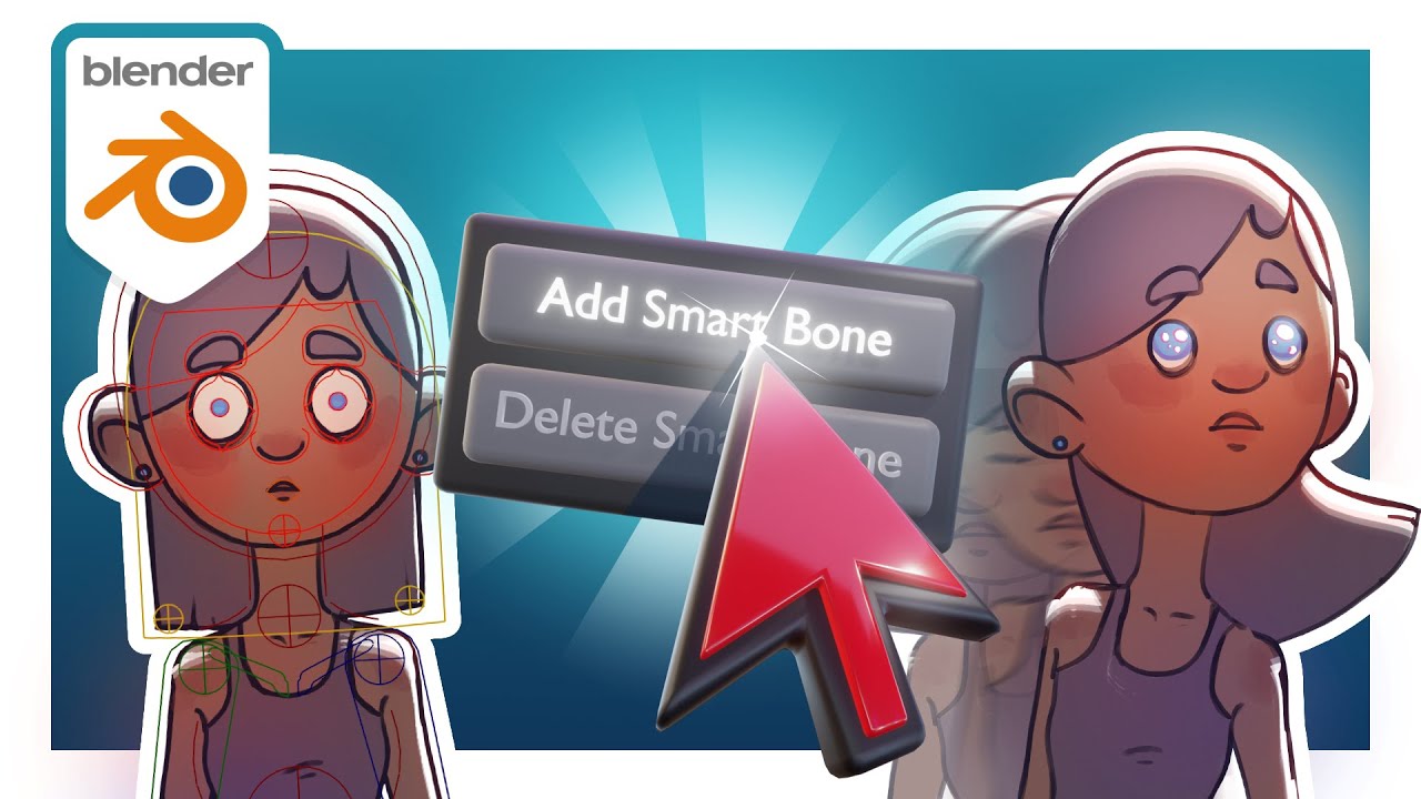 Дополнение Smart-Bones🦴 для Blender! — Отлично подходит для работы с Grease Pencil!