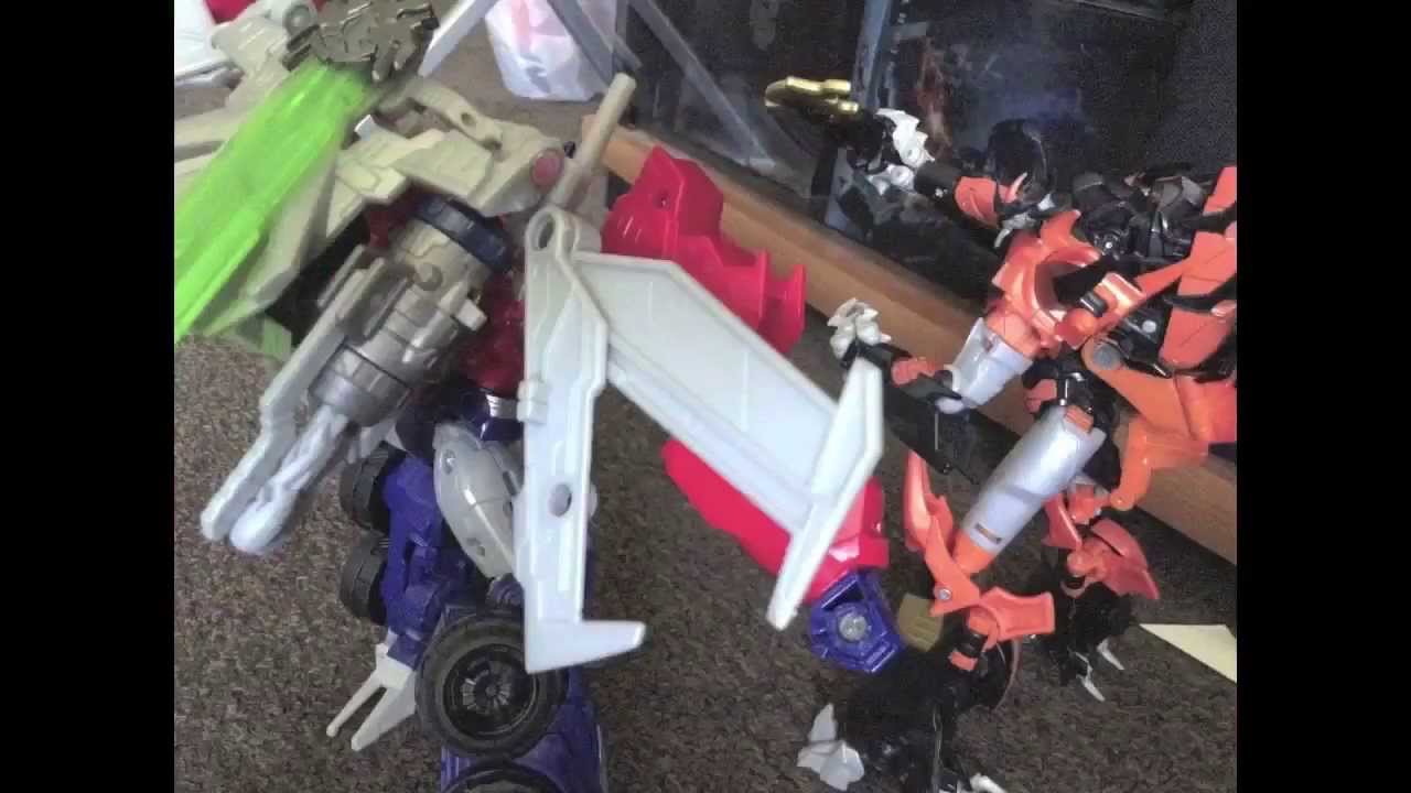 Transformers Prime Legacy Ep3 Optimus Prime vs Predaking Stop Motion