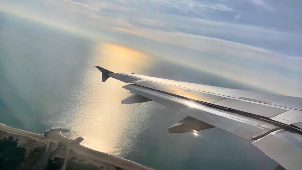 Sunny Departure From Barcelona | Aer Lingus | 4K 60FPS HDR
