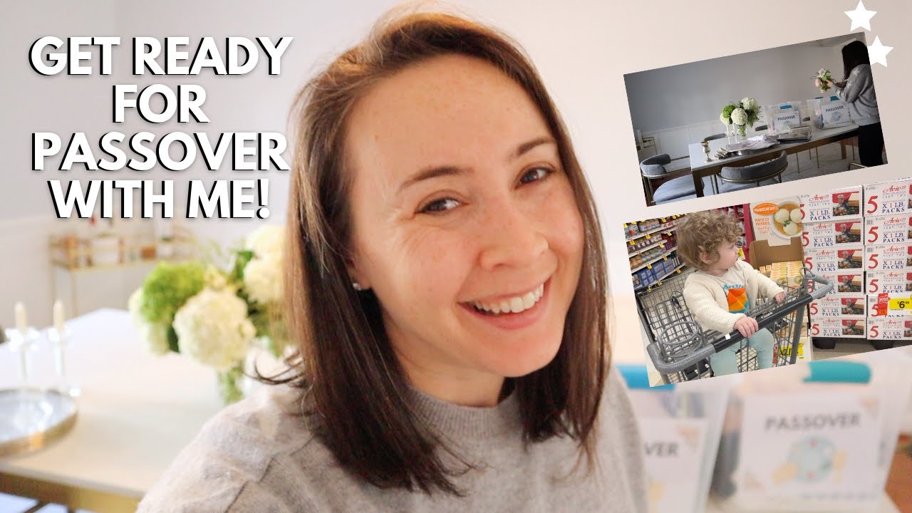 GET READY FOR PASSOVER & GROCERY SHOP KOSHER FOR PASSOVER WITH ME!
