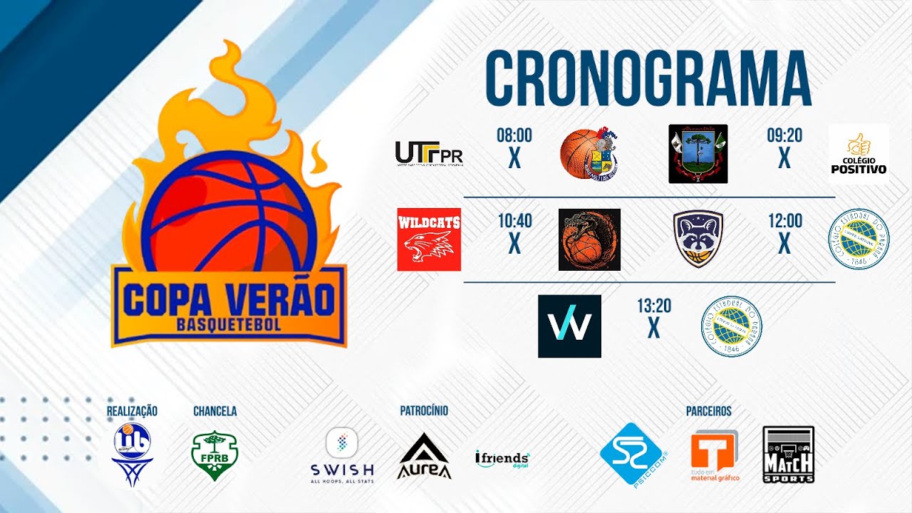 COPA VERÃO DE BASQUETEBOL 2026 - RODADA 2 MANHÃ - @MATCHSPORTS.TV