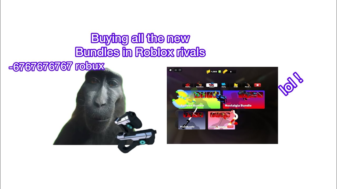 I bought all the new bundles #roblox#rivals#robux#inshot