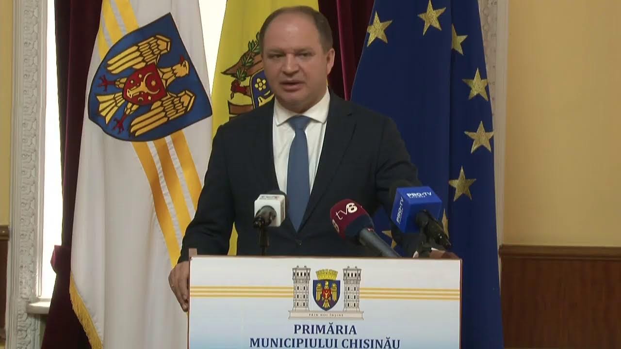 Briefing de presă după ședința Comisiei Situații Excepționale a Municipiului Chișinău