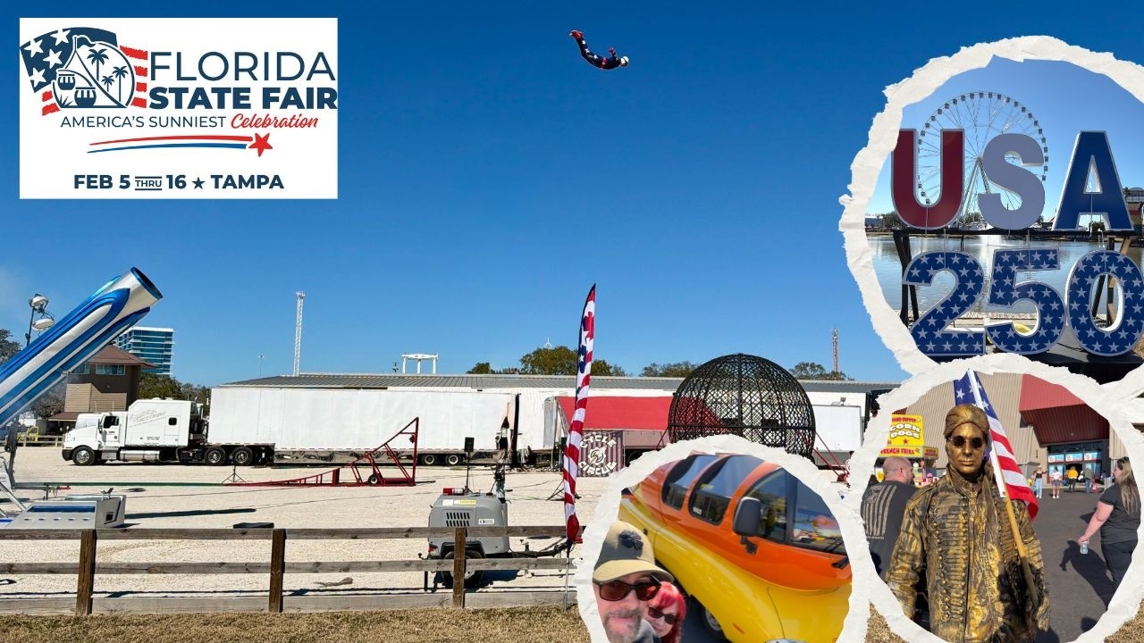 Celebrating America 250 at the Florida State Fair 🇺🇸 | Rides, Food & Pure Americana