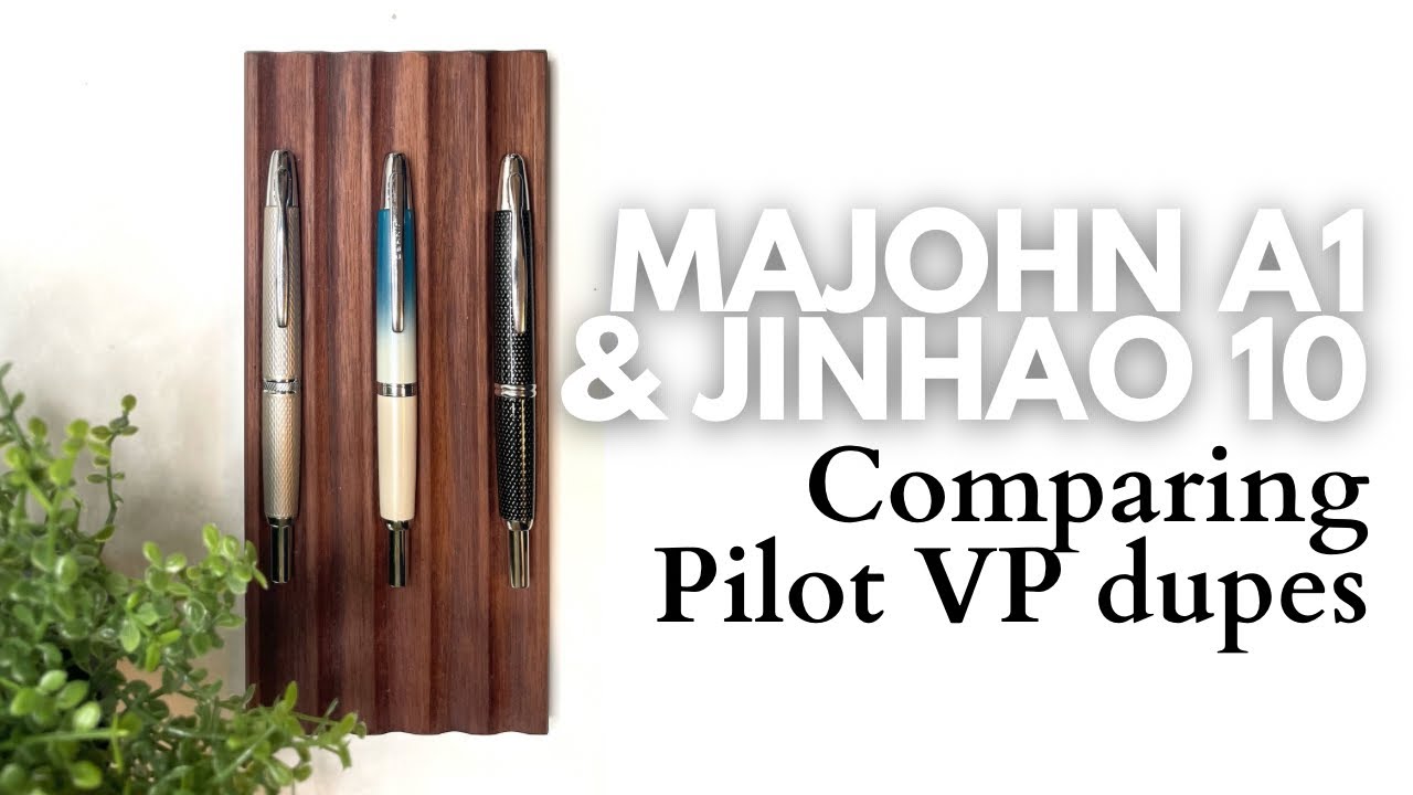 Jinhao10 vs MajohnA1 // Comparing Pilot Vanishing Point dupes // Are they worthy? #fountainpen