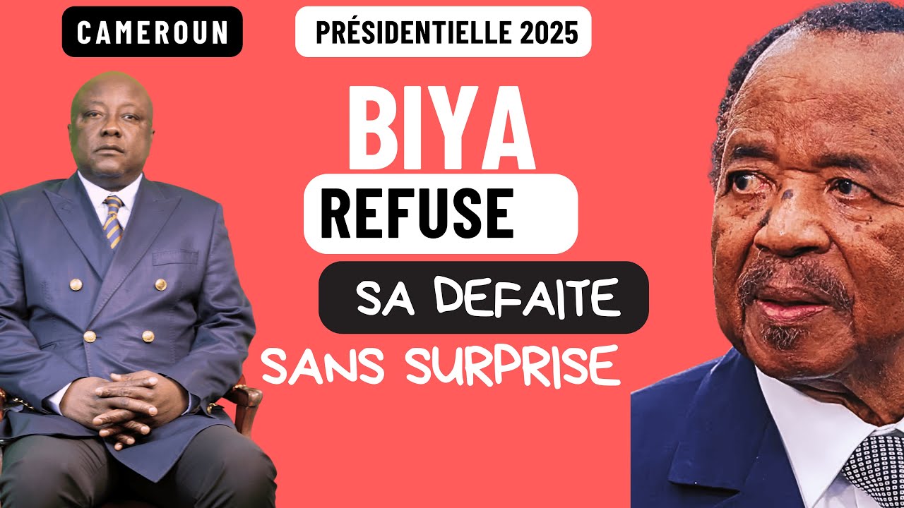 BIYA REFUSE SA DEFAITE ET ORDONNE LA FRAUDE AVEC LE SOUTIEN DE MACRON.