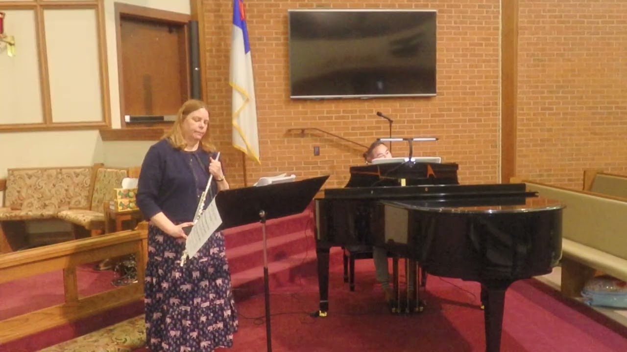 Bach Sonata in G minor for flute and piano, all three movements