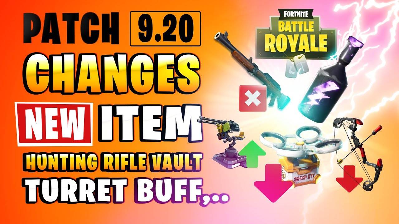 Fortnite UPDATE 9.20 | Everything NEW, Storm Flip, Turret Buff, Boom Bow Nerf, Slipstream Changes,..