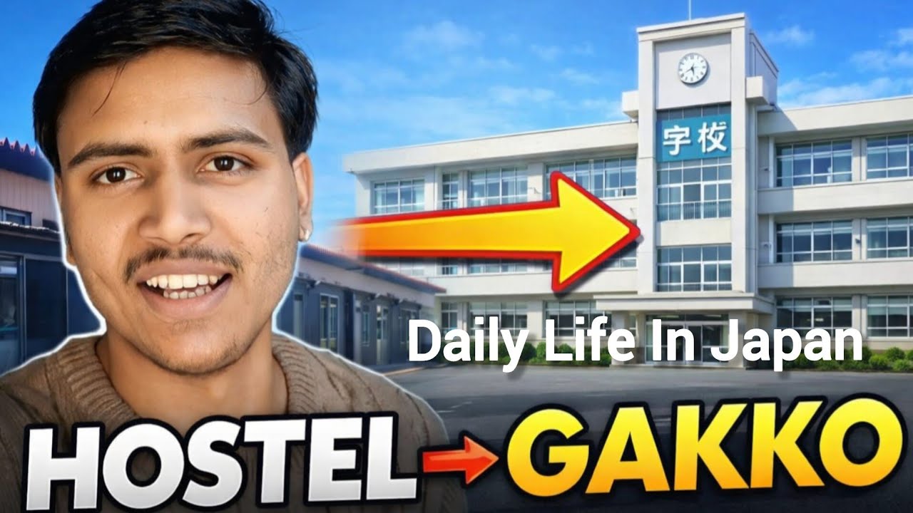 Hostel Bata Gakko Samma Mero Daily Journey 🇯🇵🎒 #Hostel - Gakko #japan #surajmahato #japangakko 