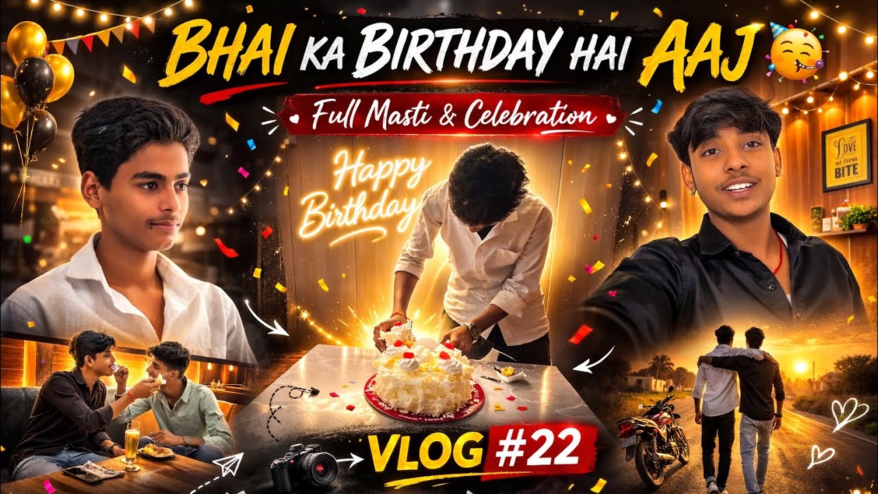 Bhai ka birthday hai aaj vlog#22 #lifeisbutadream #viral #vlog #funny #funny #viralvideo 